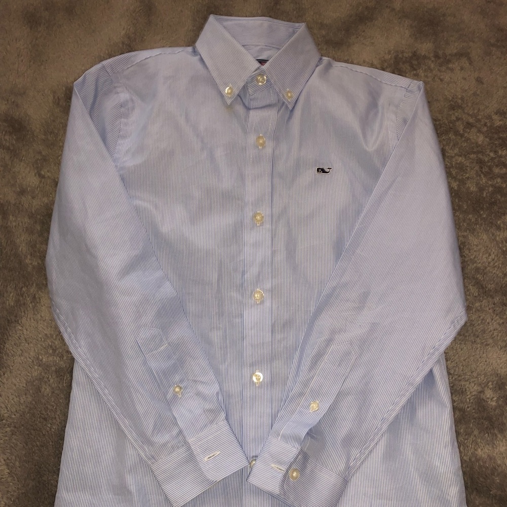 Vineyard Vine boy whale shirt